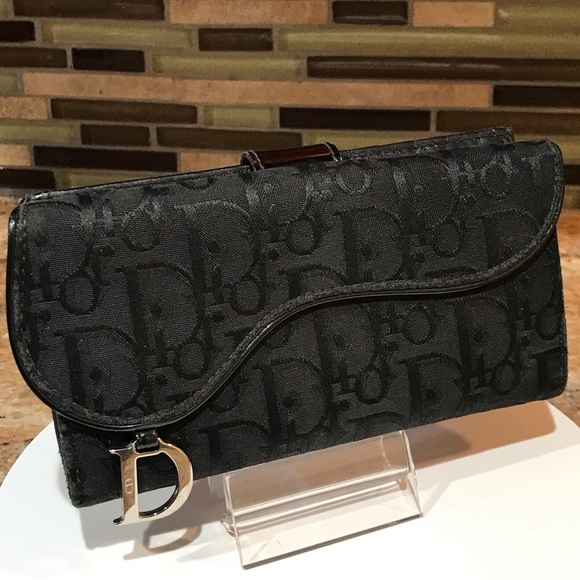 DIOR Signature Saddle Canvas/Leather Wallet ๐๐คโค๏ธโ๐ฅ - Picture 9 of 17